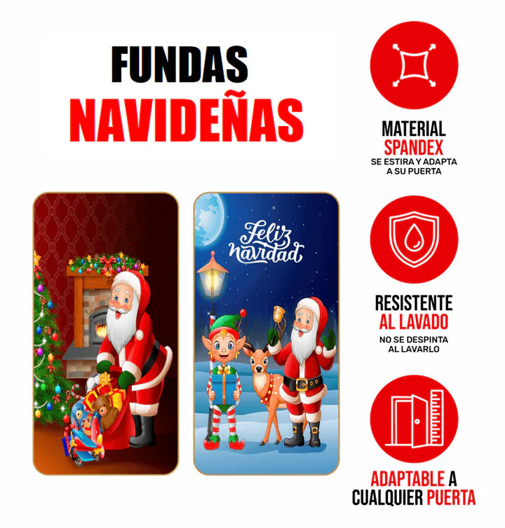 FUNDAS PARA PUERTA NAVIDEÑAS🎄