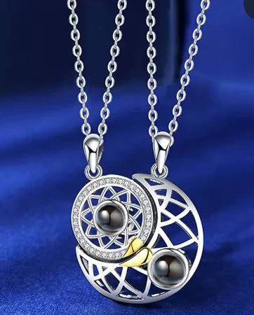 Collar Sol y Luna para Pareja