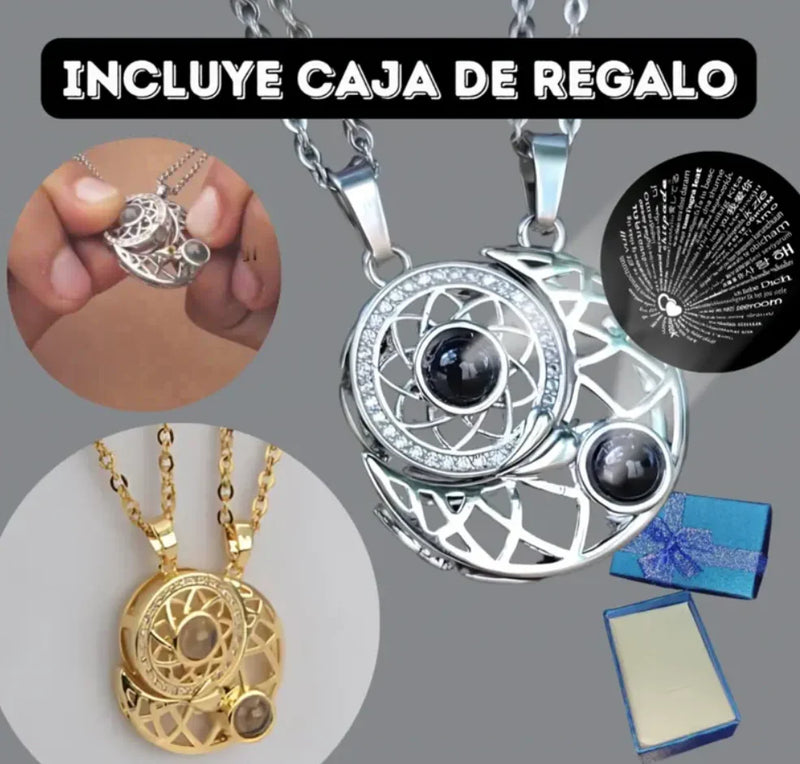 Collar Sol y Luna para Pareja